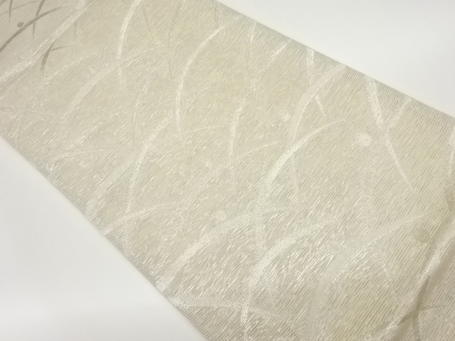 JAPANESE FUKURO OBI FOR SUMMER / WOVEN GRASS